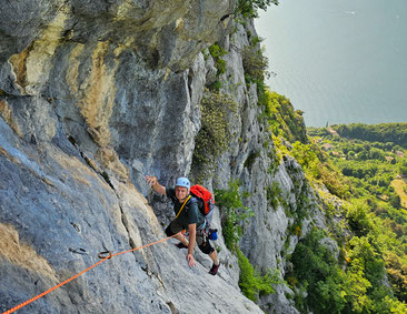 Gardasee Klettern Mehrseillänge 