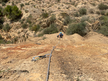 Klettern Spanien Orihuela Mehrseillängen