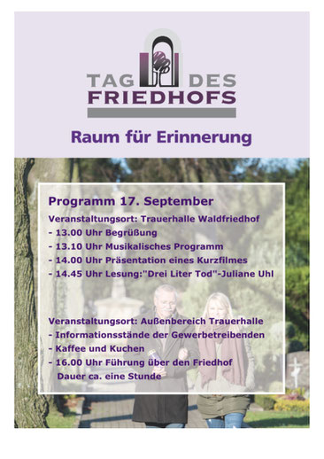 Friedhofstag Waldfriedhof Eberswalde mit Bestattungshaus Deufrains Eberswalde