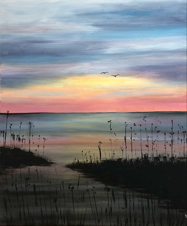 VENDU - "Deux" - 73 X 60 X 2 cm