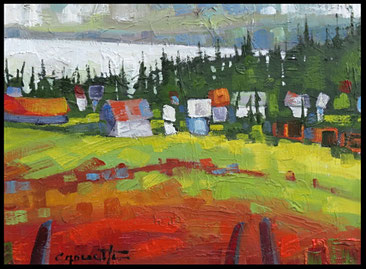 Charlevoix 12x16 huile sur toile