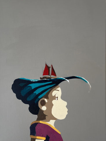 daydream -Acryl auf Leinwand, 40x30cm, 2025