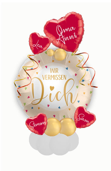 Verschicken Sie Grusse An Ihre Liebsten Wenn Das Riesenpaket Geoffnet Wird Schweben Die Tollen Ballons Empor Luftballons Zum Staunen Silke Andreas Schmitt