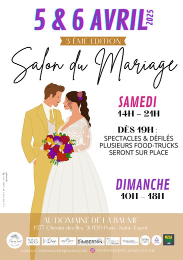 Salon du Mariage Pimp My Event - 5 et 6 Avril 2025