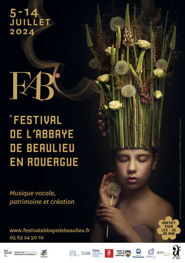 FAB Festival de l'abbaye de Beaulieu-en-Rouergue - Centre des monuments nationaux - Ludovic PETNIOT - Graphiste Brive - Studio de Création