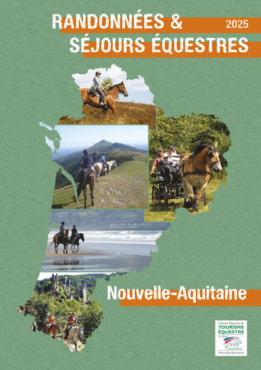 Brochure - Comité régional de tourisme équestre de Nouvelle-Aquitaine - Ludovic PETNIOT - Graphiste Brive - Studio de Création