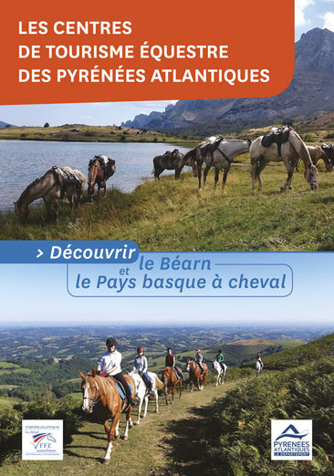 Brochure - Comité départemental de tourisme équestre des Pyrénées-atlantiques - Ludovic PETNIOT - Graphiste Brive - Studio de Création