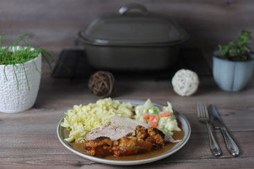 Schweinebraten oder Krustenbraten im Ofenmeister oder Zaubermeister von Pampered Chef aus dem Onlineshop