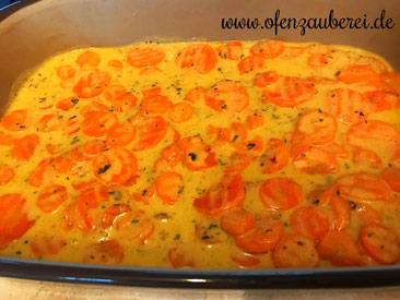 Seelachs mit Karotten in der Ofenhexe aus dem Pampered Chef Onlineshop