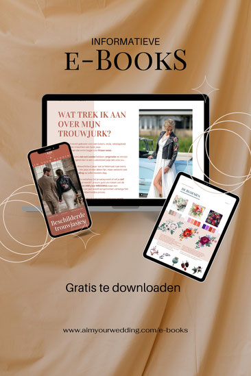 informatie in e-book is voor trouwideeen ideaal