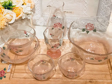 マニーローズガラスケーキドームL マニーローズガラス 1 - Tanto・de