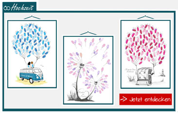 wedding tree fingerabdruckbaum hochzeit geschenk fingerabdruck baum
