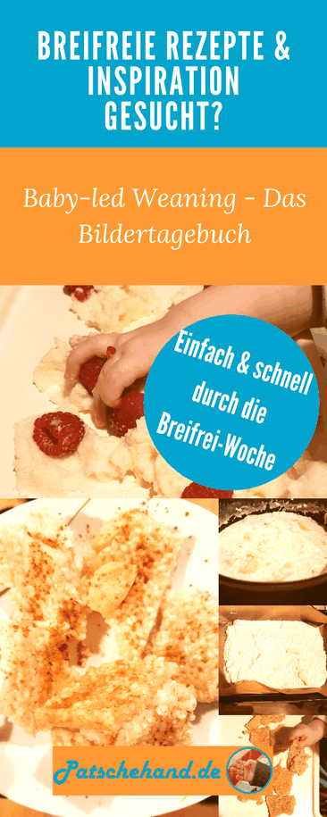 Bildertagebuch-Grafik zu Baby-led Weaning zum Pinnen auf Pinterest oder Teilen auf Facebook.