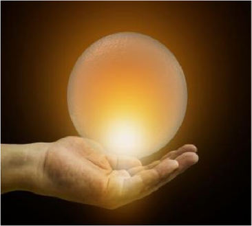 Clickandbay- Hand-holding-glowing-crystal-ball