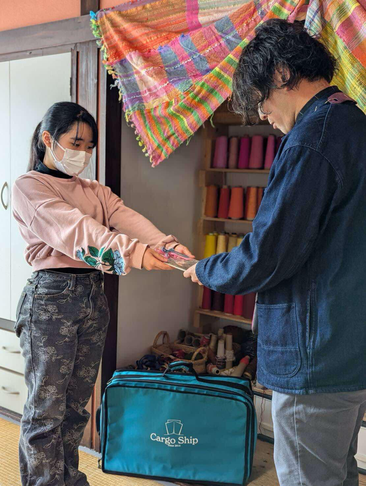 さをり織り工房”咲く屋”さんへ
