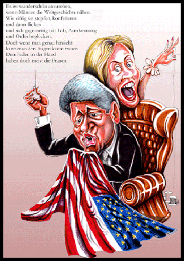 Bill Clinton und Ehefrau Hillary.