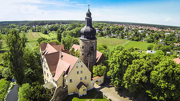 Panoramaansicht der Wasserburg zu Gommern
