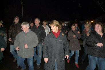 Glühwein-Fete mit den Country Linedancern