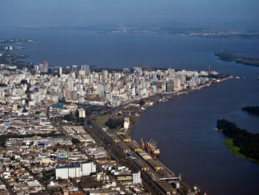 Luftaufnahme von Porto Alegre