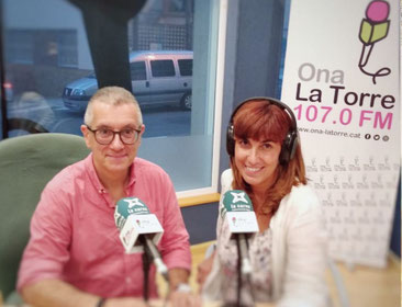 D'esquerra a dreta: Josep Maria Solé i Mònica Socias