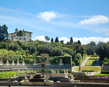 Jardins Bòboli (Florència, Itàlia) un dels escenaris de la novel·la