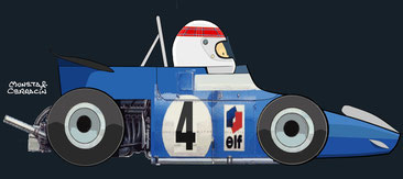 Jackie Stewart (Matra MS80) by Muneta & Cerracín