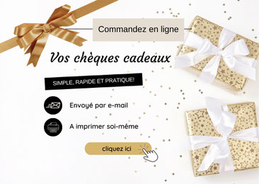 chèque cadeau pour femme et homme