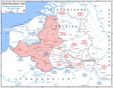 Westfeldzug 16. bis 21. Mai