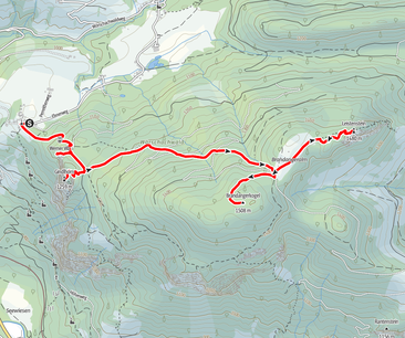 Brandangeralm, Brandangerkogel, Leistenstein, Gindlhorn, Kleines Horn, Pürgg, Bad Mitterndorf, Ausseerland, Steiermark, Wandern