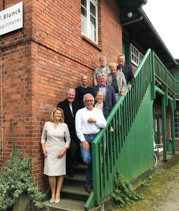 Wollspinnerei Blunck Land und Zeit-Stiftung fördern auch – Weitere Experten unterstützen