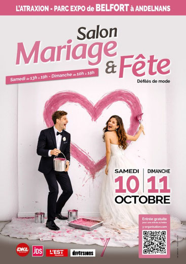 Salon du Mariage & Fête de Belfort - Montbéliard 10 et 11 Octobre 2026