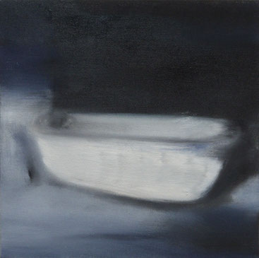 Badewanne 30x30cm 2007 oil on canvas