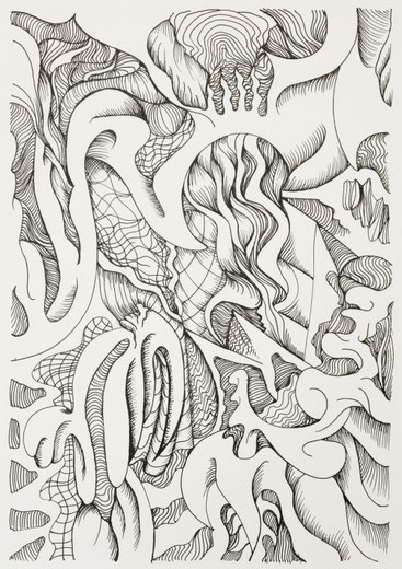 AWDW 2, 2023, pen on paper, 29,7 x 21 cm