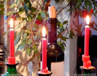 Dritter Advent mit drei Kerzen
