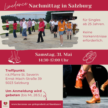 Fotocredit Bild oben: https://commons.wikimedia.org/wiki/File:Neustadttreffen_2009-Linedance_01.JPG
