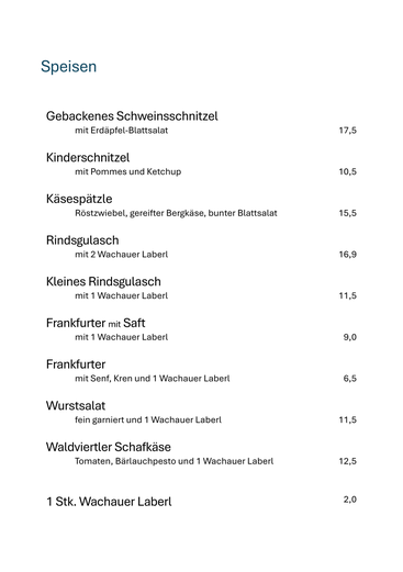 Speisen