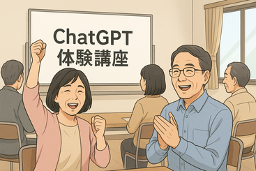 四日市でAI初心者ChatGPT体験講座をしました。喜んでいただきました。 三重県の特定非営利活動法人 愛マムズIT俱楽部です！