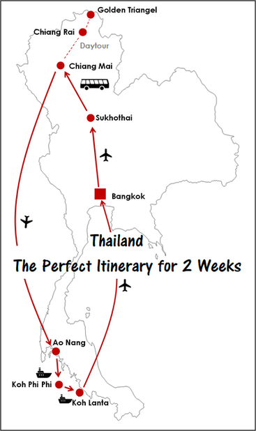Thailand - the perfect itinerary for 2 weeks