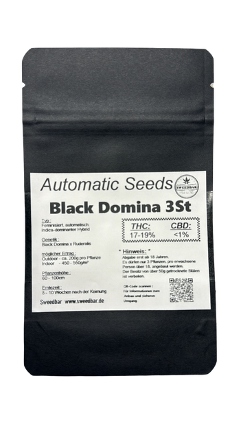 Automatic Seeds Cannabis Samen feminisiert Black Domina