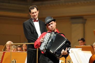 Claus Efland und Aydar Gaynullin im Neujahrskonzert 2015