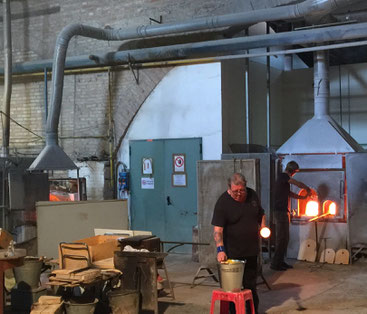 Glasfabriek op Murano eiland