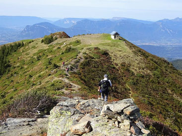 Sur les crètes de la montagne d'Arvillard