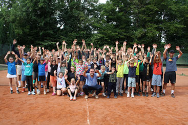 Tenniscamp Gruppe Woche 1