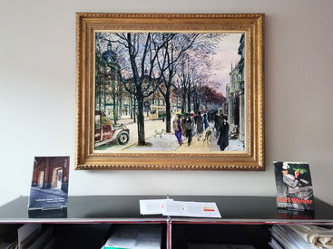 Berliner Strassenszene, 1911, Karl Walser Ausstellung 2025, Robert Walser Zentrum, Bern. Auch unter dem Titel Kurfürstendamm abgebildet in Kunst und Künstler, 1911, S. 482.