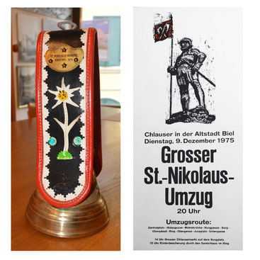 Glocke der Chlausgruppe Kägiswil, 1974