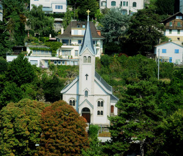 Die christkatholische Epiphaniekirche Biel.