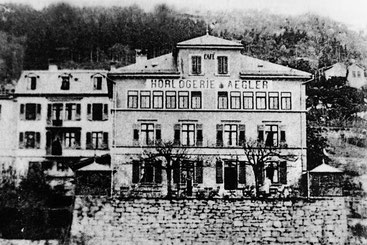 Das ursprüngliche Haus der Familie Aegler im Rebberg