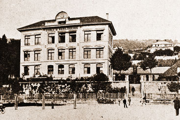 Uhrmacherschule Biel, 1876, F; Reproduktion v. Technikum-Rapport 1910