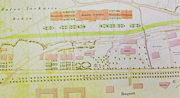 Unverwirklichter Plan von J. J. Vögeli, 1891, Staatsarchiv Bern