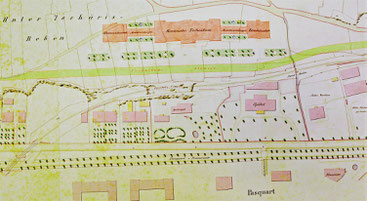 Unverwirklichter Plan von J. J. Vögeli, 1891, Staatsarchiv Bern